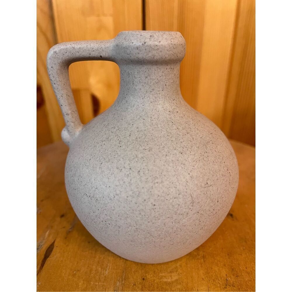Vintage PIGEON FORGE Pottery Matte Beige Color Crock Jug Tennessee (7516)